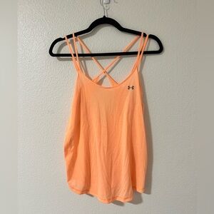 Under Armour Women's Orange Strappy Tank Top